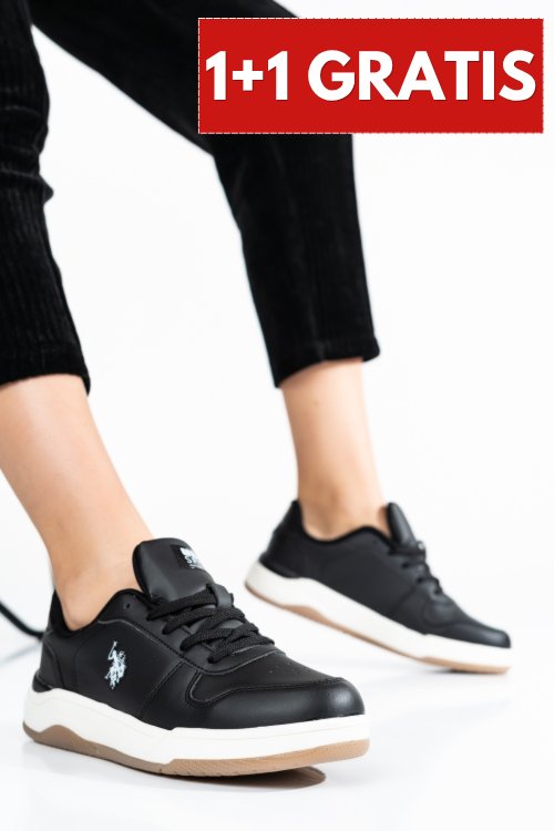 U.s. polo assn, pantofi sport black zeus