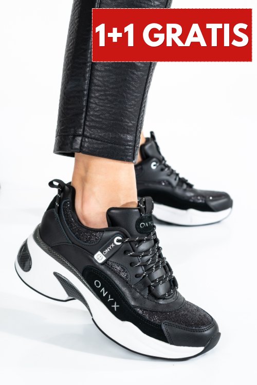 Onyx, pantofi sport black w20-s0x819