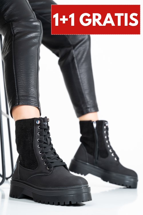 U.s. polo assn, ghete dama black ronze
