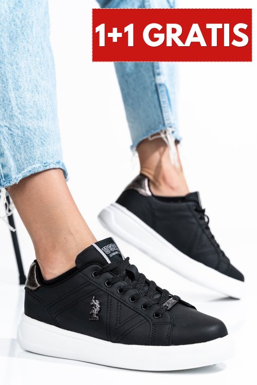 U.s. polo assn, pantofi sport black exxy