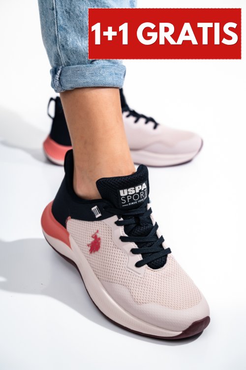 U.s. polo assn, pantofi sport pink florin