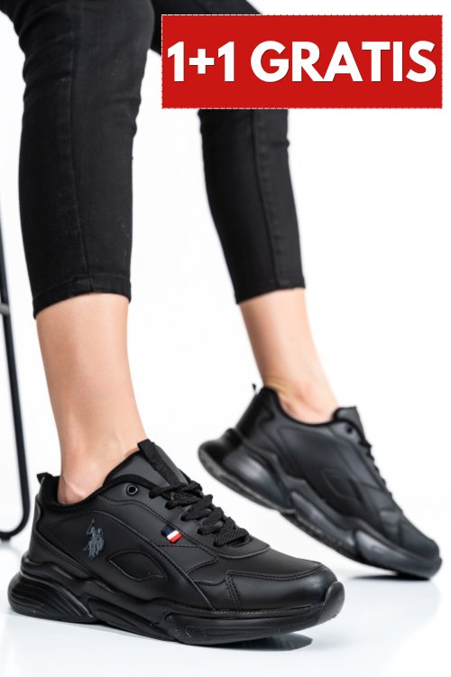 U.s. polo assn, pantofi sport black lemon