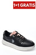 U.S. POLO ASSN, PANTOFI SPORT BLACK PINK ONITA