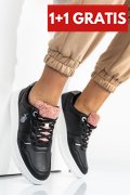 U.S. POLO ASSN, PANTOFI SPORT BLACK PINK ONITA