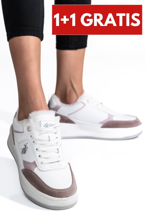 U.s. polo assn, pantofi sport white gezza