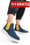 U.S. POLO ASSN, GHETE DAMA NAVY YELLOW PENNY004