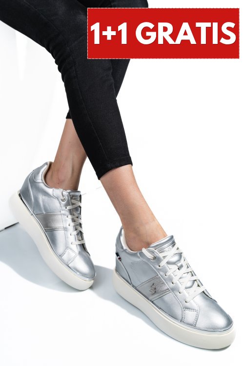 U.s. polo assn, sneakers dama silver angie001