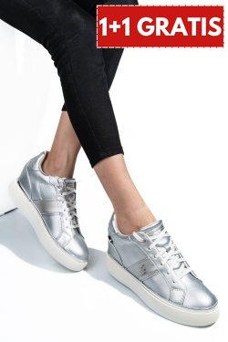 U.S. POLO ASSN, SNEAKERS DAMA SILVER ANGIE001