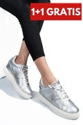 U.S. POLO ASSN, SNEAKERS DAMA SILVER ANGIE001
