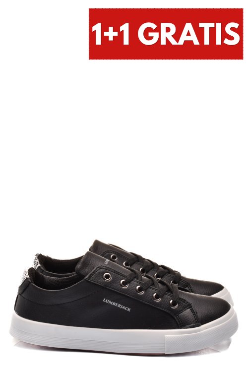 Lumberjack, pantofi sport black desma