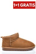 GHETE DAMA IMBLANITE PIELE NATURALA INTOARSA MARO 1S771200
