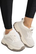 PANTOFI SPORT BEJ PIELE NATURALA FSP001875