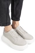 PANTOFI SPORT GRI PIELE NATURALA TSP5025