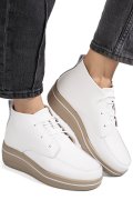 GHETE ALBE PIELE NATURALA 0SP583