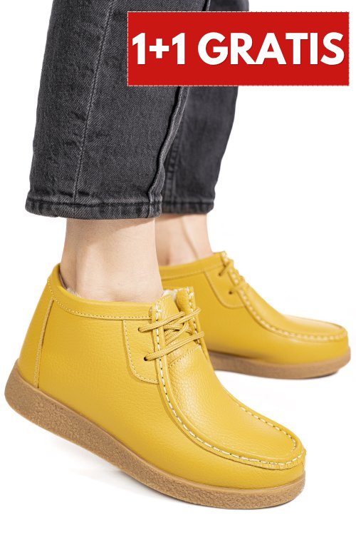 Ghete yellow piele naturala 9sp602-2