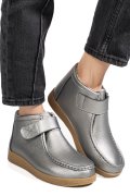 GHETE ARGINTII PIELE NATURALA 9SP601-1