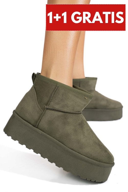Cizme green suede lspls102
