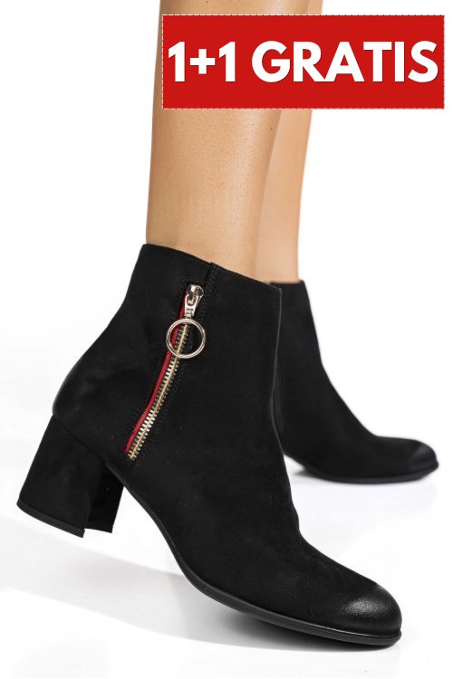 Botine black suede 5sp0132116