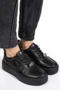 PANTOFI SPORT BLACK PIELE NATURALA FSP002-452