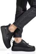 PANTOFI SPORT BLACK PIELE NATURALA FSP002-452