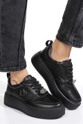 PANTOFI SPORT BLACK PIELE NATURALA FSP002-452