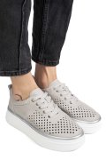 PANTOFI SPORT GRI PIELE NATURALA TSP5911