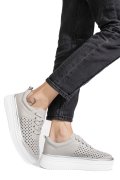 PANTOFI SPORT GRI PIELE NATURALA TSP5911