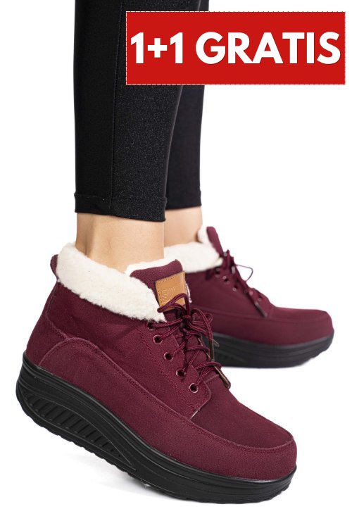 Ghete wine piele naturala intoarsa asp603-1