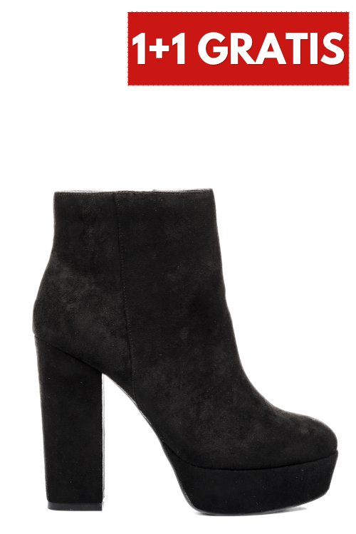 Botine black suede 5sp0132264