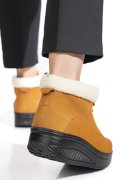GHETE LIGHT BROWN PIELE NATURALA INTOARSA ASP603-1