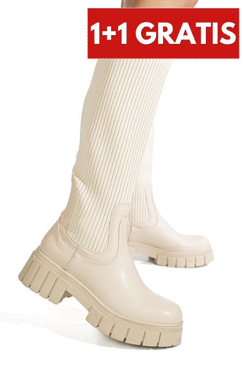 Cizme beige 5sp2122015