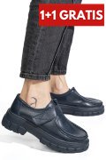 MOCASINI BLUE PIELE NATURALA 8SP813