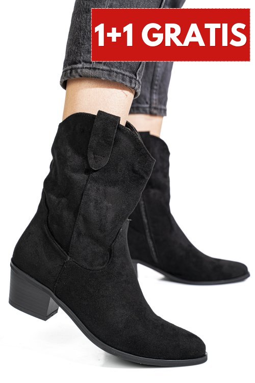 Cizme black suede aspx22088