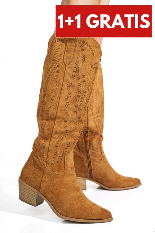 Cizme camel suede asp9559