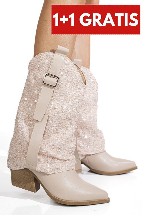 Cizme beige hspj5103