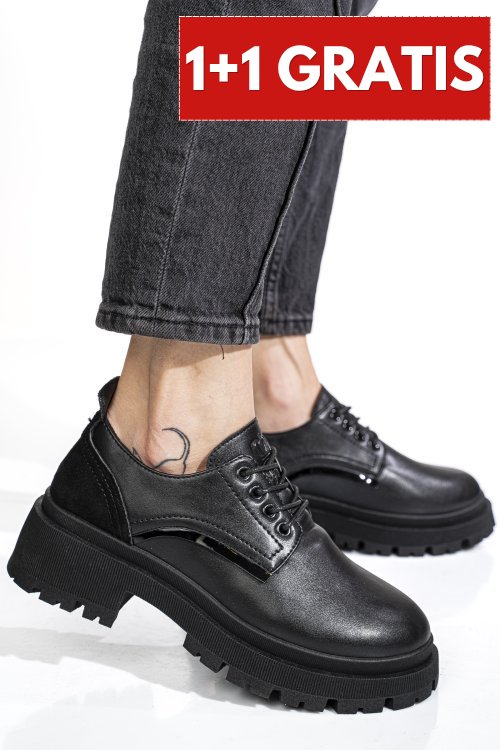 Pantofi black rspbw426l02