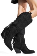 CIZME BLACK SUEDE MSPL525