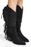 CIZME BLACK SUEDE MSPL525