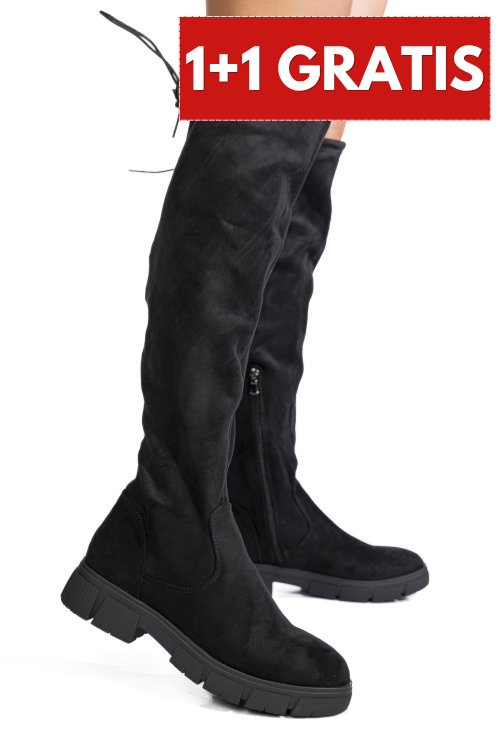Cizme black suede 5sp9120009