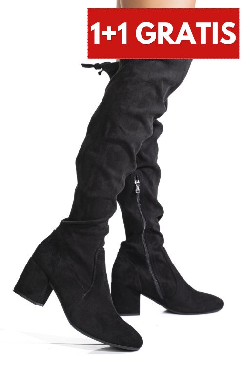 Cizme black suede 5sp1122026