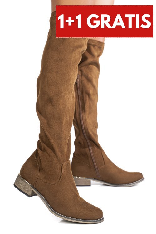 Cizme brown suede 5sp9120025