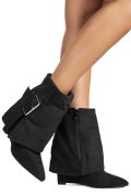 CIZME BLACK SUEDE 7SP02JS