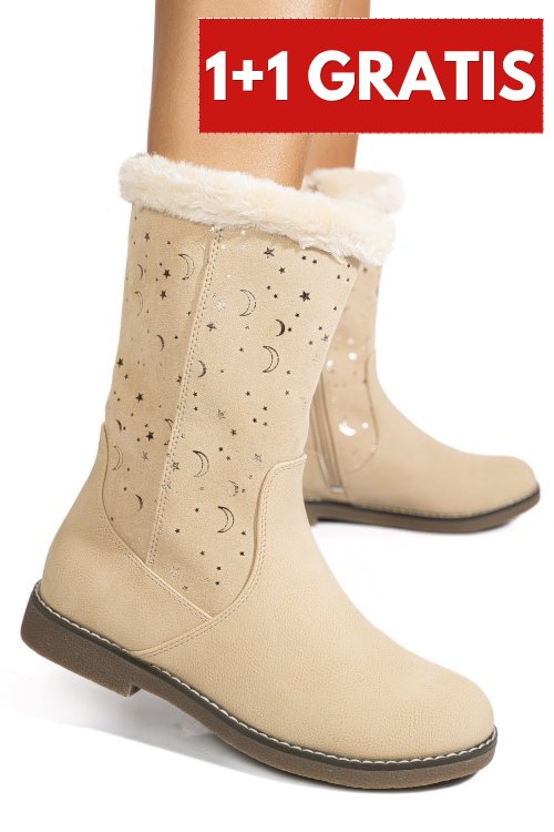 Cizme beige 5sp2420097