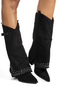 CIZME BLACK SUEDE DSP8260