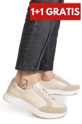 PANTOFI SPORT BEJ PIELE NATURALA TSP2805