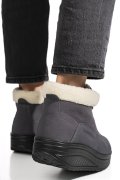 GHETE GREY PIELE NATURALA INTOARSA ASP603-1