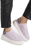 PANTOFI SPORT MOV PIELE NATURALA FPC001832