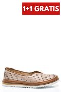 MOCASINI ROZ PIELE NATURALA 1PC26