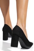 PANTOFI BLACK SUEDE TSPS14