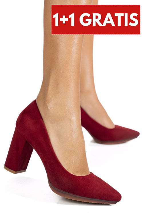 Pantofi wine suede tsps14